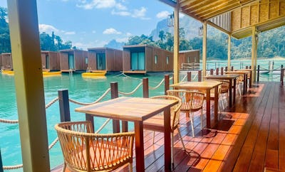 Dining at 360° Issara Floating Resort