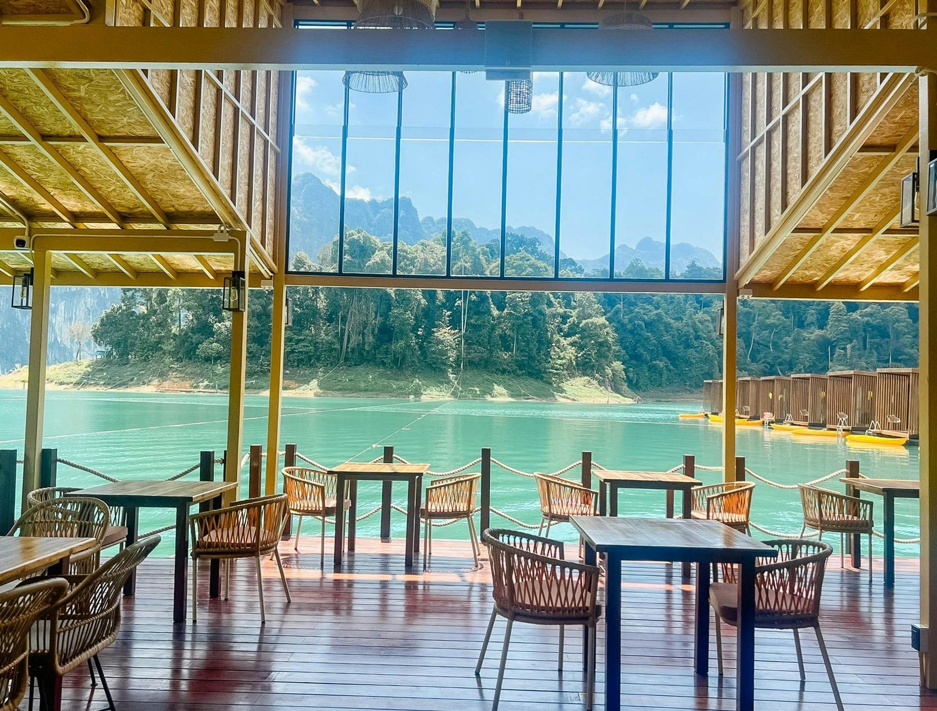 Dining at 360° Issara Floating Resort