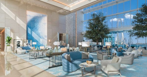 The Lounge at Address Beach Resort