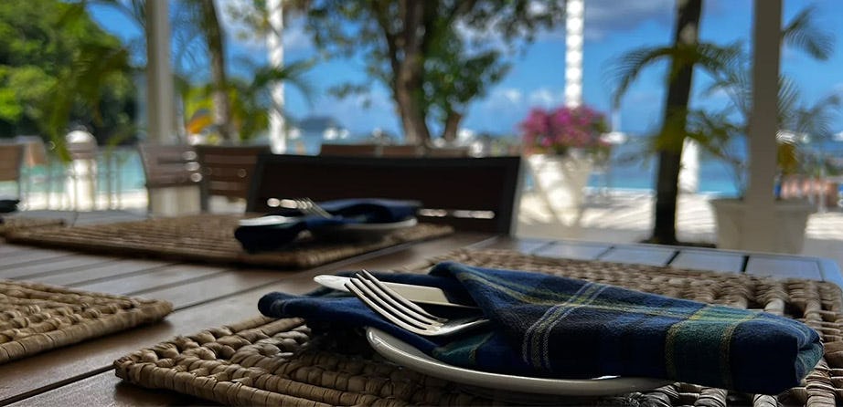 Dining at the Plantation Hotel