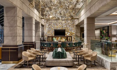 Lobby Lounge and Courtyard