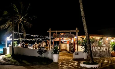 Fine dining at the beach