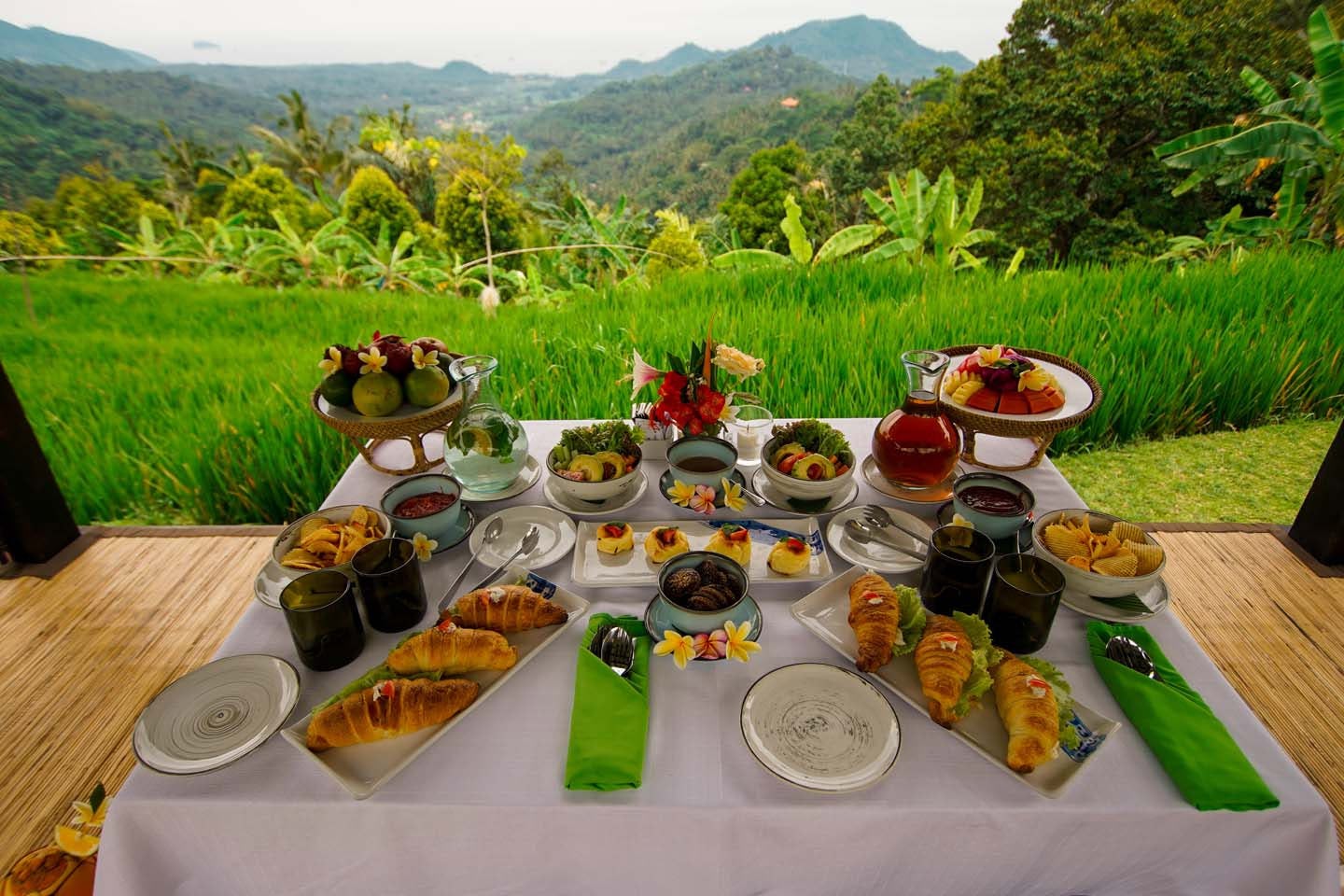 Hillside Gazebo Picnic Lunch