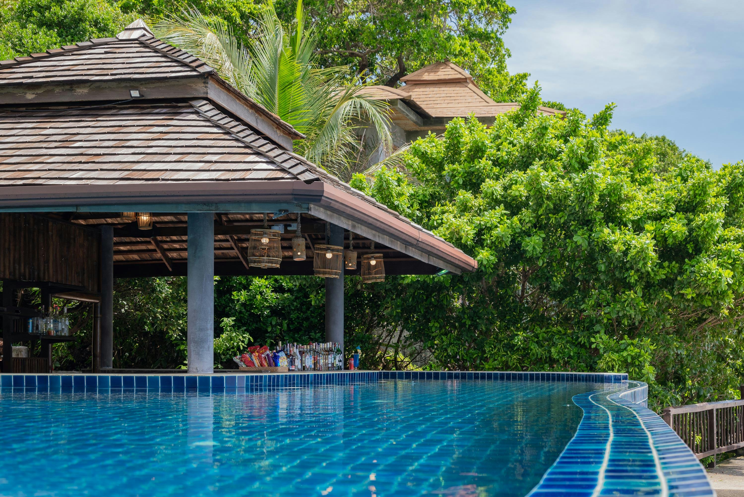 Infinity Pool with Swim-up Bar