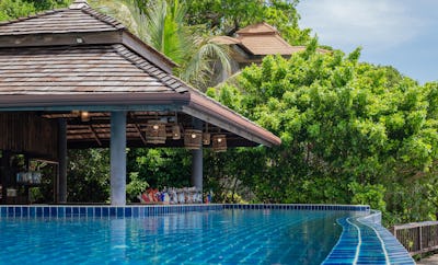 Infinity Pool with Swim-up Bar