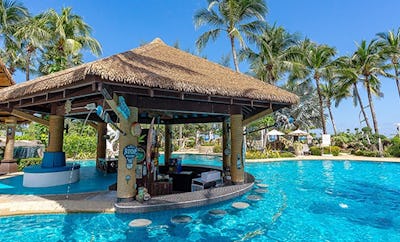 Groovy Swim-Up Bar