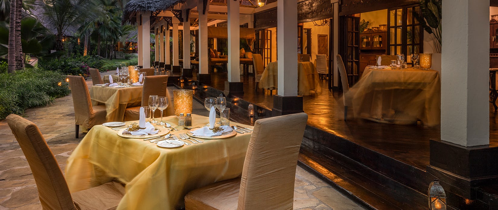 Dining in Zanzibar